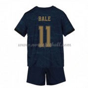 Real Madrid Barn 2019-20 Gareth Bale 11 Draktsett Fotball Bortedrakter Kortermet..